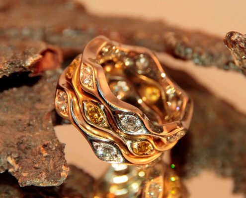 Bagues de style rustique | Le Forgeron D'or - bijoueterie & joaillerie